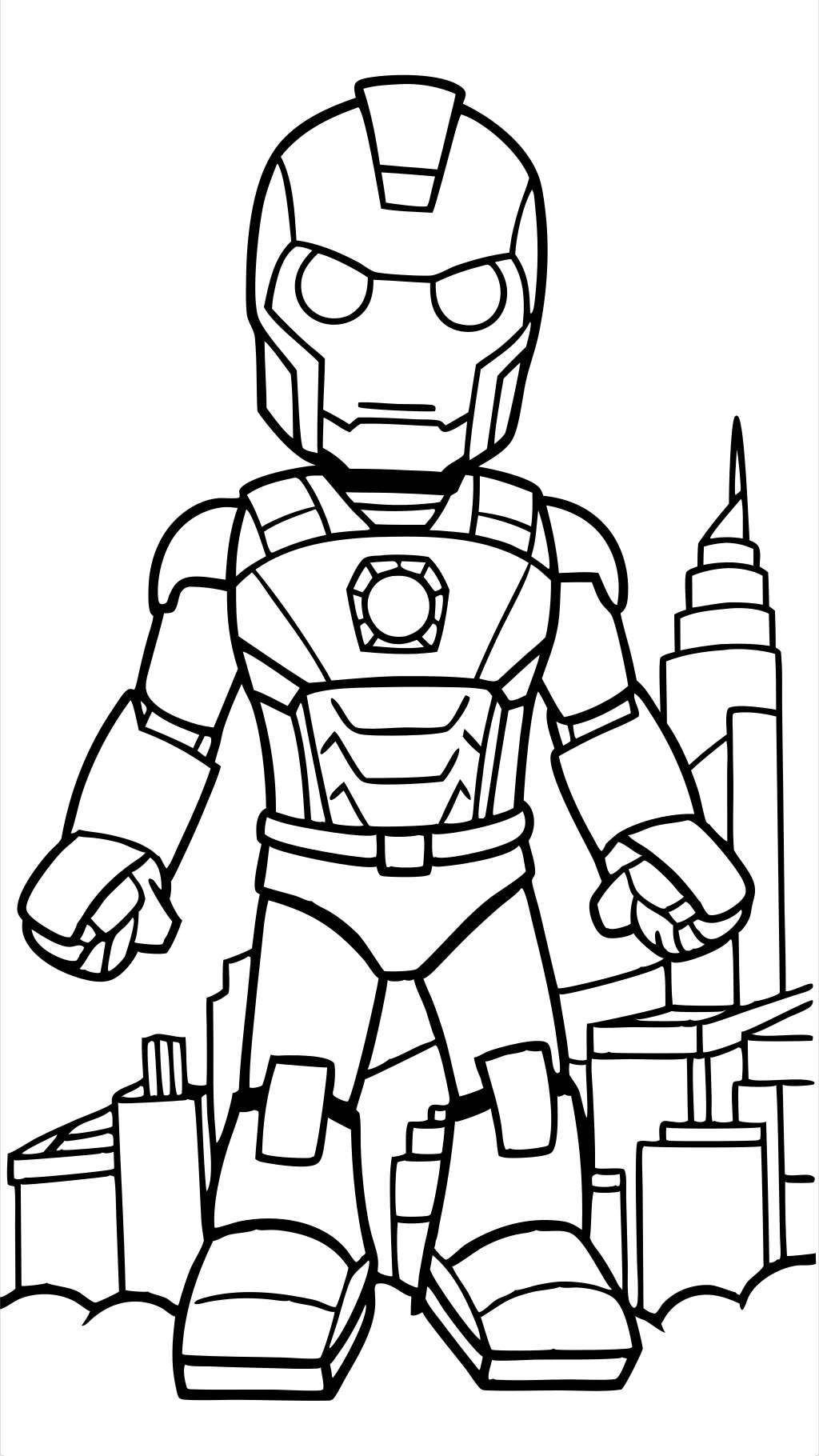 lego ironman coloring pages